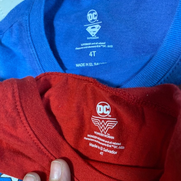 2 pack Tee’s Dc Super Hero Girls size 4T - Picture 4 of 6